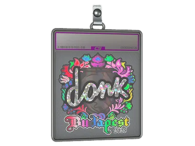 Sticker Slab | donk (Holo) | Budapest 2025