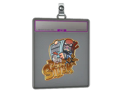 Sticker Slab | Door Stuck (Foil)
