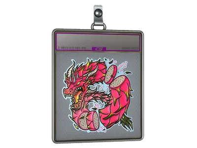 Sticker Slab | Dragon Fruit (Foil)