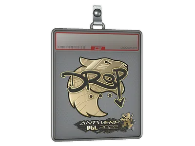 Sticker Slab | drop (Gold) | Antwerp 2022