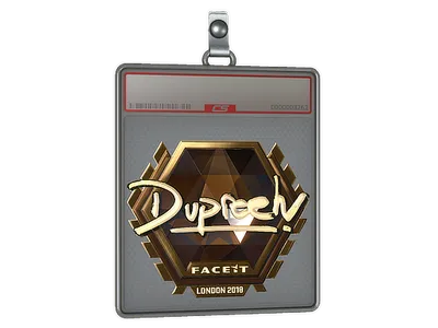 Sticker Slab | dupreeh (Gold) | London 2018