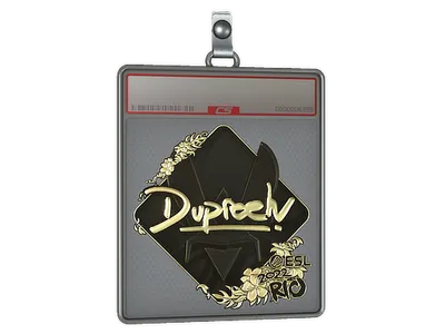 Sticker Slab | dupreeh (Gold) | Rio 2022