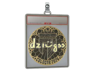 Sticker Slab | dziugss (Gold) | Cologne 2026