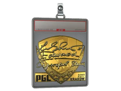 Sticker Slab | Edward (Gold) | Krakow 2017