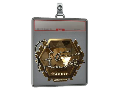 Sticker Slab | Edward (Gold) | London 2018