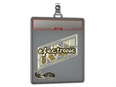 Sticker Slab | electronic (Gold) | Paris 2023