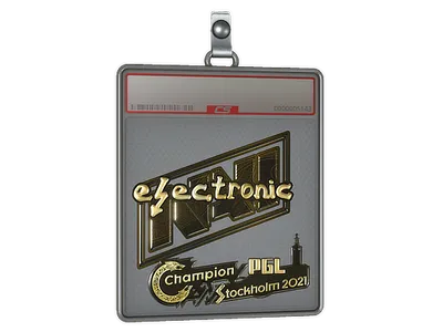 Sticker Slab | electroNic (Gold) | Stockholm 2021