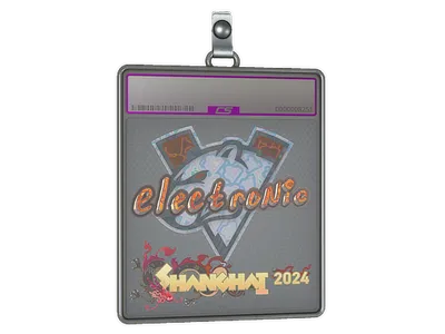 Sticker Slab | electronic (Holo) | Shanghai 2024