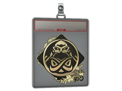 Sticker Slab | ENCE (Gold) | Rio 2022