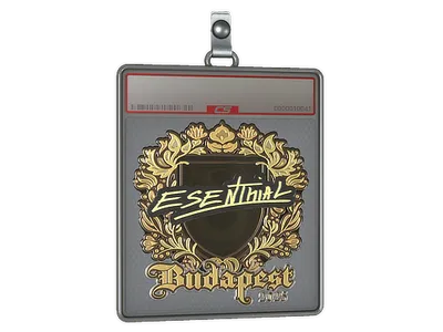 Sticker Slab | esenthial (Gold) | Budapest 2025