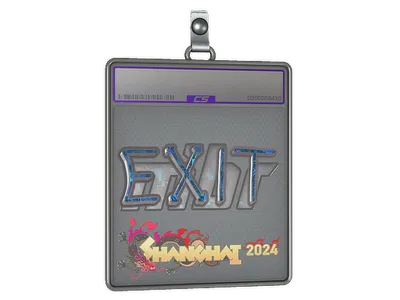 Sticker Slab | exit (Glitter) | Shanghai 2024