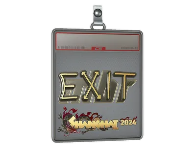 Sticker Slab | exit (Gold) | Shanghai 2024
