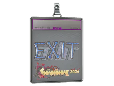 Sticker Slab | exit (Holo) | Shanghai 2024