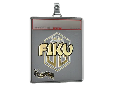 Sticker Slab | F1KU (Gold) | Paris 2023