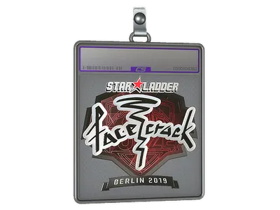 Sticker Slab | facecrack (Foil) | Berlin 2019