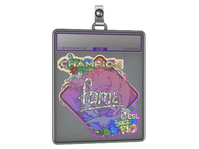 Sticker Slab | fame (Glitter, Champion) | Rio 2022