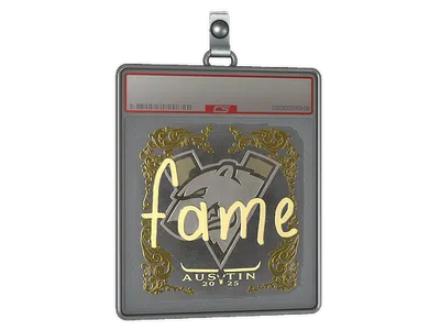 Sticker Slab | fame (Gold) | Austin 2025