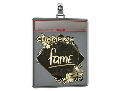 Sticker Slab | fame (Gold, Champion) | Rio 2022