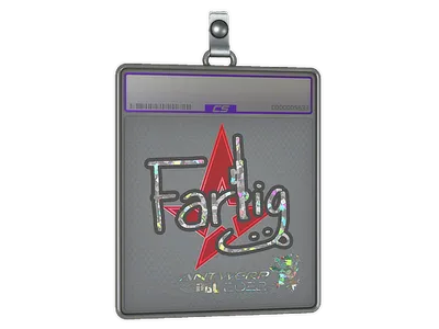 Sticker Slab | Farlig (Glitter) | Antwerp 2022