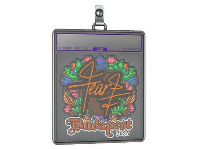 Sticker Slab | fEAR (Embroidered) | Budapest 2025