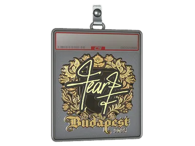 Sticker Slab | fEAR (Gold) | Budapest 2025