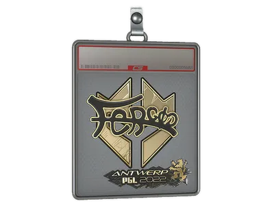 Sticker Slab | fer (Gold) | Antwerp 2022