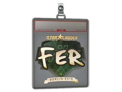 Sticker Slab | fer (Gold) | Berlin 2019