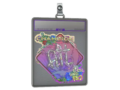 Sticker Slab | FL1T (Glitter, Champion) | Rio 2022