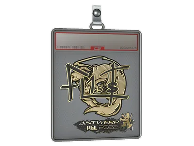 Sticker Slab | FL1T (Gold) | Antwerp 2022