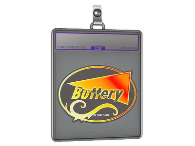 Sticker Slab | Flame Buttery (Holo)