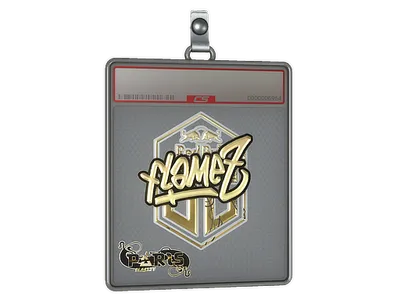 Sticker Slab | FlameZ (Gold) | Paris 2023