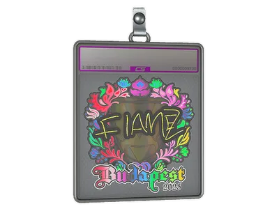 Sticker Slab | FlameZ (Holo) | Budapest 2025