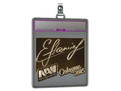 Sticker Slab | flamie (Gold) | Cologne 2015