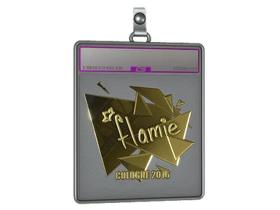 Sticker Slab | flamie (Gold) | Cologne 2016