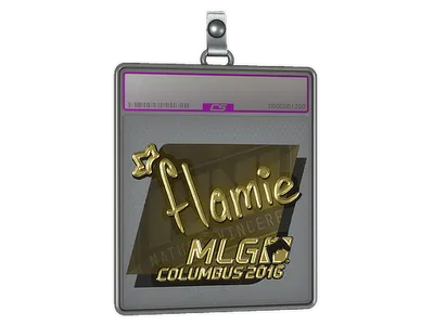 Sticker Slab | flamie (Gold) | MLG Columbus 2016