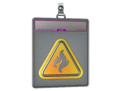 Sticker Slab | Flammable (Foil)