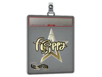 Sticker Slab | floppy (Gold) | Paris 2023