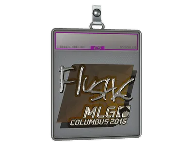 Sticker Slab | flusha (Foil) | MLG Columbus 2016