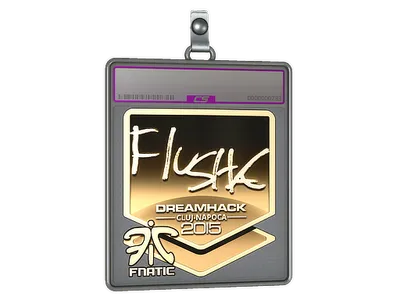 Sticker Slab | flusha (Gold) | Cluj-Napoca 2015