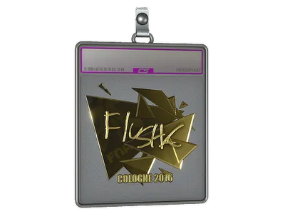 Sticker Slab | flusha (Gold) | Cologne 2016