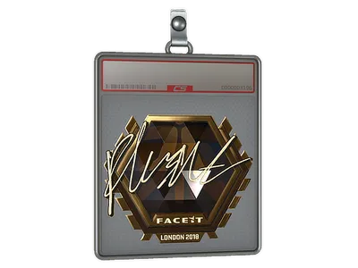 Sticker Slab | flusha (Gold) | London 2018