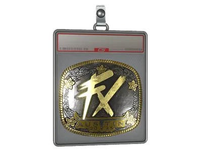 Sticker Slab | Fluxo (Gold) | Austin 2025