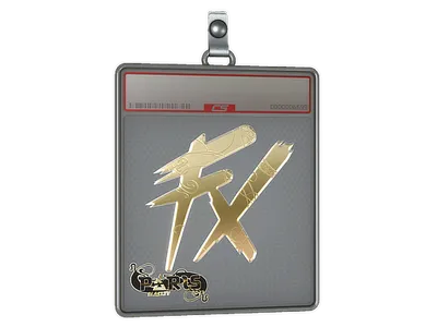 Sticker Slab | Fluxo (Gold) | Paris 2023