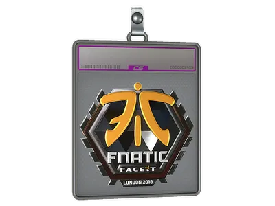 Sticker Slab | Fnatic (Foil) | London 2018