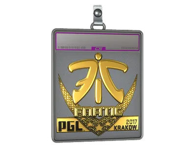 Sticker Slab | Fnatic (Gold) | Krakow 2017