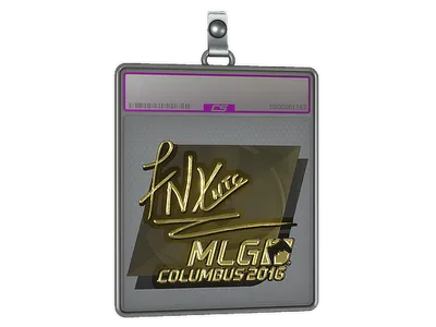 Sticker Slab | fnx (Gold) | MLG Columbus 2016