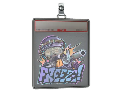 Sticker Slab | Freeze (Lenticular)