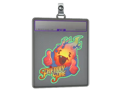 Sticker Slab | Friendly Fire (Holo)
