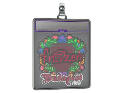 Sticker Slab | frozen (Embroidered) | Budapest 2025