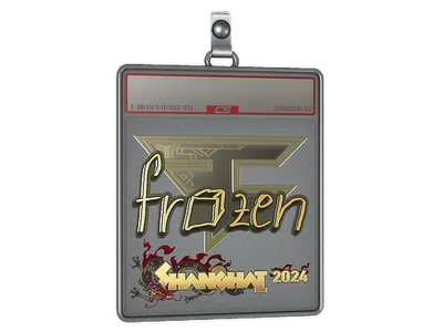 Sticker Slab | frozen (Gold) | Shanghai 2024